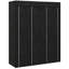 Chittening Fabric Wardrobe with 8 Shelves-2075080974