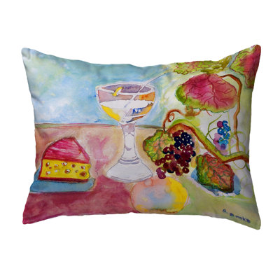Outdoor Reversible Throw Pillow
