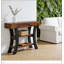 Table d'entrée élégante et incurvée avec une conception stable, parfaite pour un décor moderne et une utilisation efficace de l'espace