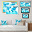 World Map Tone II - reproduction sur toile-358005985-358006010