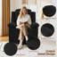 Fauteuil inclinable, chaises berçantes inclinables avec massage et chauffage pour le salon, tissu chenille-647823442