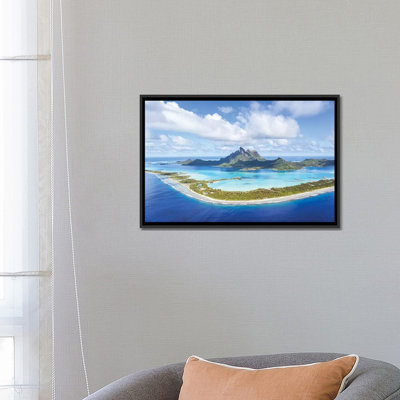 « bora bora island, polynésie française » par matteo colombo, impression sur toile