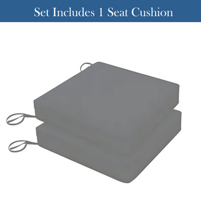 3" Deep Seat Cushion - Water-Resistant