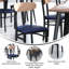 Chaises de salle à manger Everlei de qualité commerciale avec capacité de charge de 500 lb Capacité du siège en bois massif à structure en acier-1734953349-1734825332-1682548472