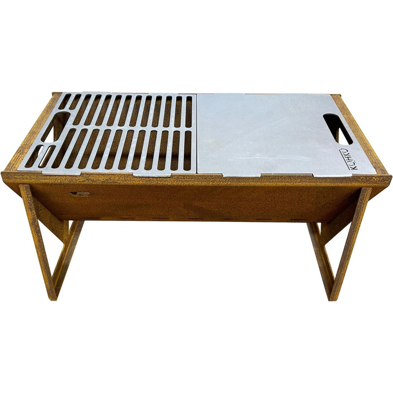 Blackett Rectangle Steel Smokeless Fire Pit