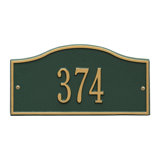 Rolling Hills 1-Line Wall Address Plaque