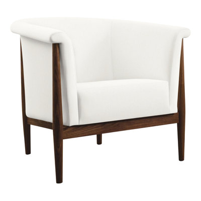 Fauteuil demi-tonneau l 34,5 po Walnut Grove