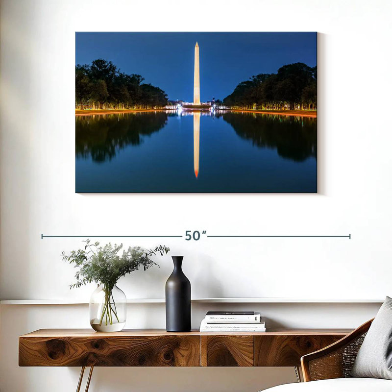 Lilie Washington Monument Reflection, 26" H x 39" W