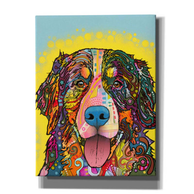 " Bernese Mountain Dog " by Dean Russo Painting Print