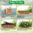 3Pcs Trough Coco Liners For Planters Coconut Coir Planter Liner Replacement for Window Box Hanging Trough Basket For Garden Fence Flower Vegetable-66216869