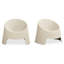 Nolla Outdoor Accent Chair Set of Two Light Grey-1621454459