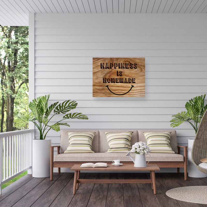 Marcus, Jules, bonheur, toile faite maison pour l'extérieur, H 14 po x l 19 po