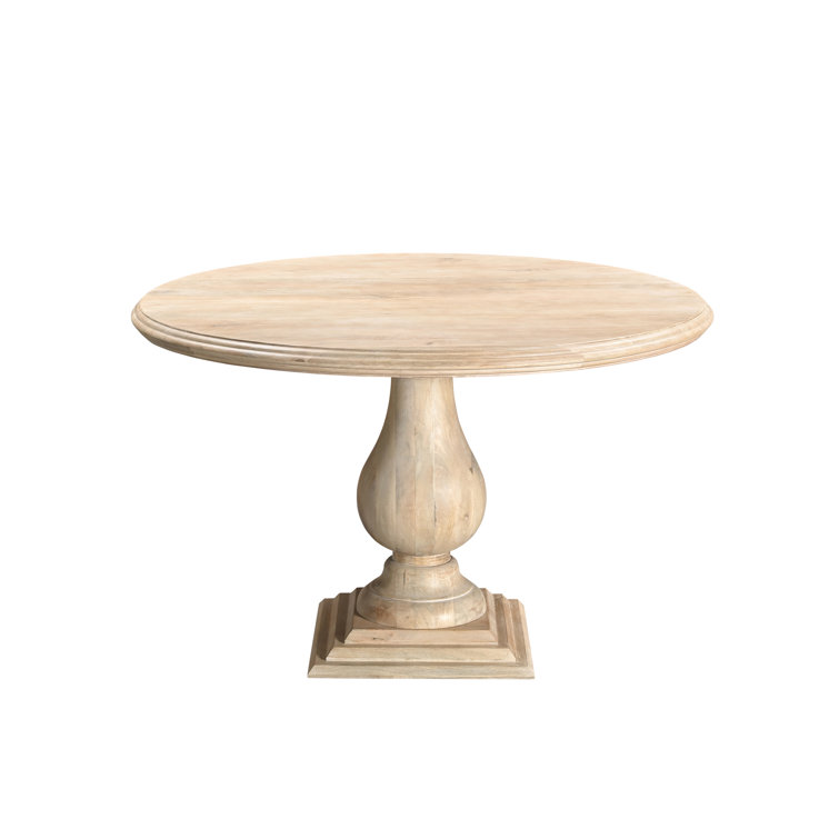 Josiane Round Solid Wood Dining Table