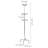 Freestanding Hat Coat Tree Storage Rack