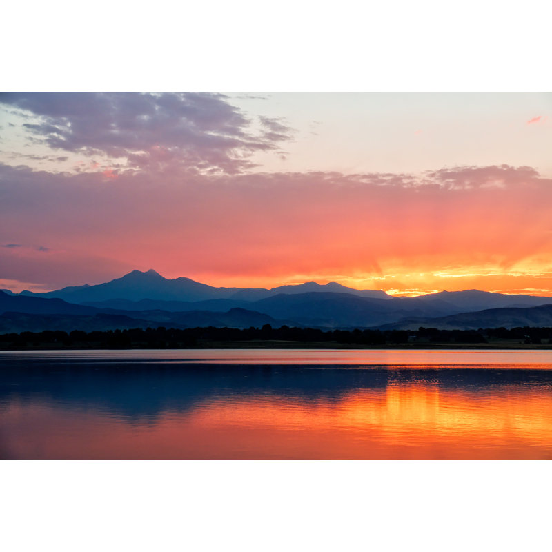 Sunset In Colorado by GerardoBrucker - Wrapped Canvas Print, 30cm H x 46cm W x 3.8cm D