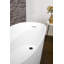 Wave 57.63" x 26.25" x 24.81" Freestanding Solid Surface Soaker Tub-406015865-406015861