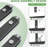 10 ft. x 18 ft. Walk-In Polycarbonate Greenhouse with Roof Vent, Black-128797987