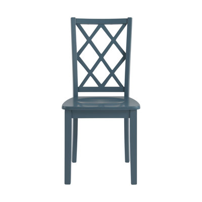 21" Wide Dining Chair with a Lattice Back