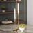 Chantria Small Solid Natural Brass Adjustable Taper Candle Holder-2065143434