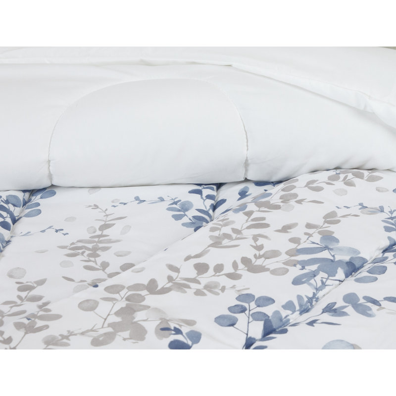 Ensemble d'édredon en microfibre 3 pièces Chanasya, Édredon pour très grand lit + 2 taies décorativ