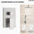 Pressure-Balanced Shower Faucet System, 10" Ceiling-Mount Rainfall Shower Head with Handheld Spray-106063382