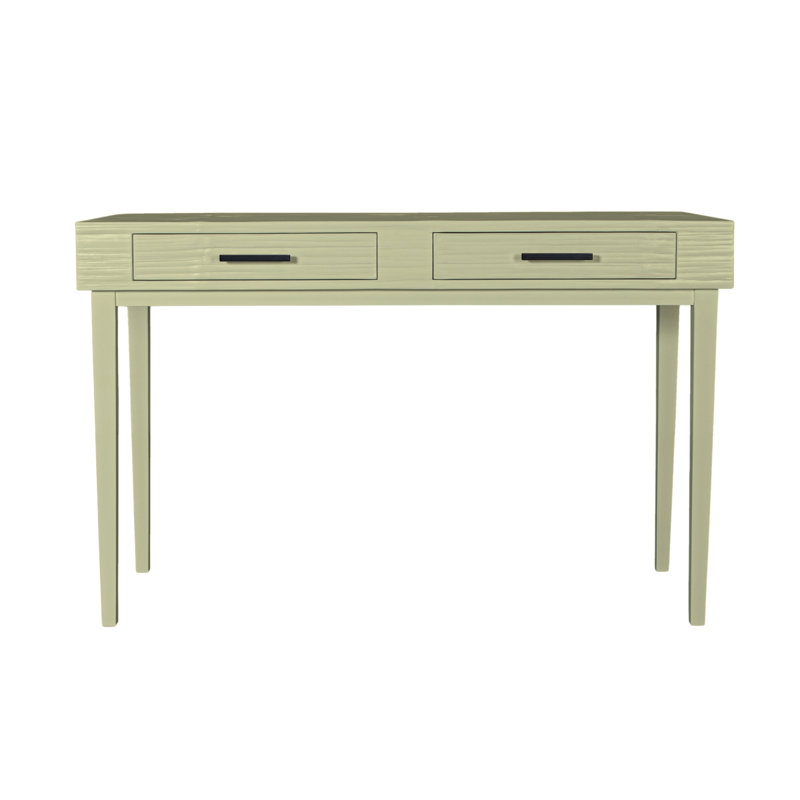 Andros Solid Wood Writing Desk, Celery Green