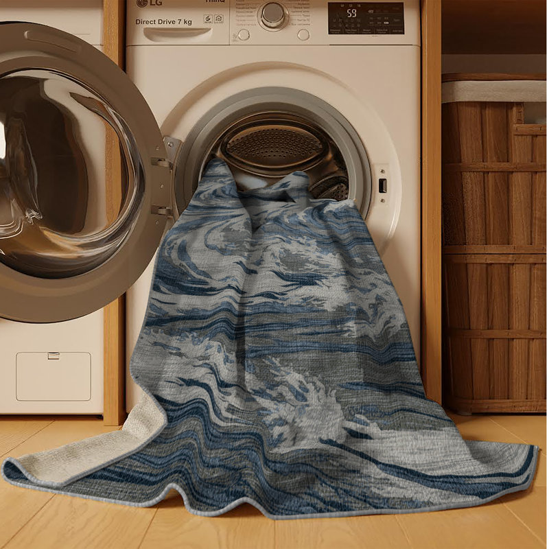  Tapis bord de mer lavable Stormy Seas, Tapis de couloir 2 pi x 4 pi