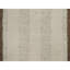 2 pi 1 po x 3 pi blanc d'hiver, moderne, noué à la main, motif à rayures verticales, tissage à plat, ton sur ton, texturé, laine naturelle non teinte, tapis, échantillon, tapis oriental