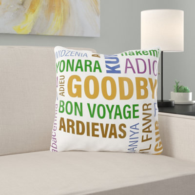 Coussin adieu