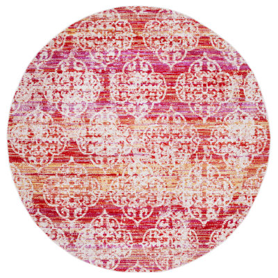 Griffeth Pink/Beige Area Rug