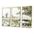 Toile avec cadre flottant or