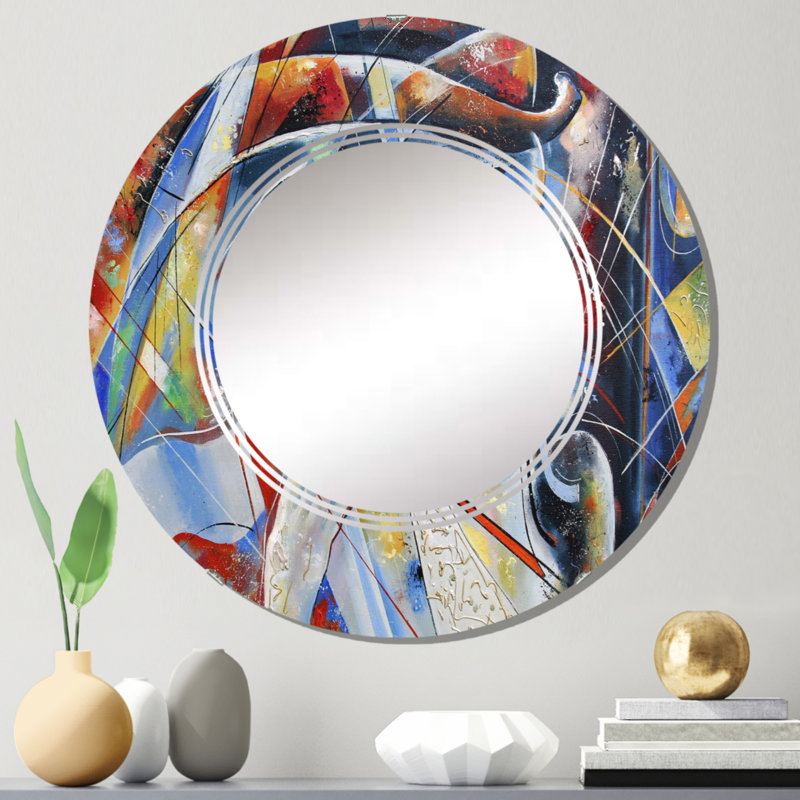 Circle Mirror, 24" x 24"