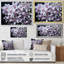Lavande, neige, hiver, fleur sur toile-97024668-97024669