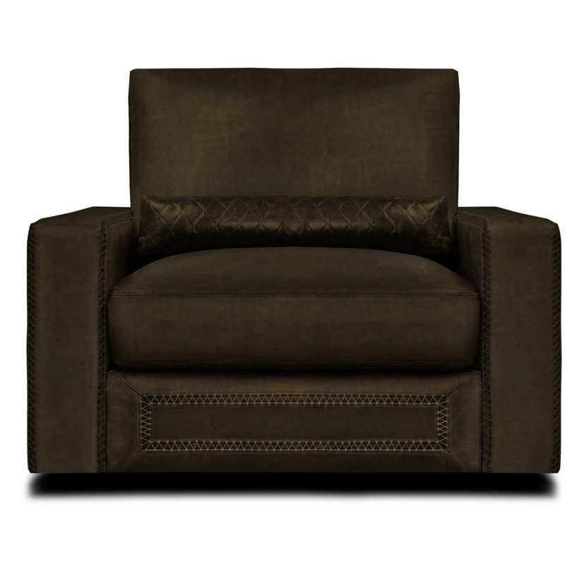 Downtown Cowboy Swivel Chair, Espresso, Walnut (Coyote)