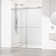 Houston 56-60" W x 76" H Sliding Frameless Shower Door with 3/8" Clear Glass