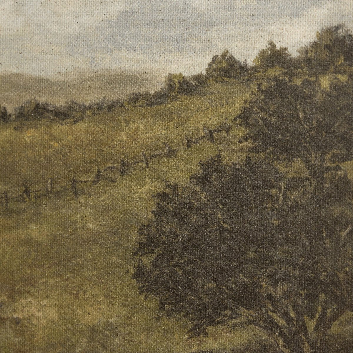 "The Fenceline" by Lori Marie, 30" H x 40" W