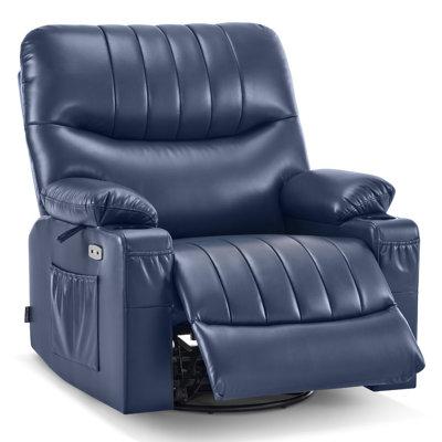 Power Recliner, Electric Swivel Glider Rocker Recliner with USB Ports