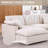 Oversized Corner Sectional Modular Sofa, Shariff Chenille Cloud Sectional Living Room Sets-859297032-859297034
