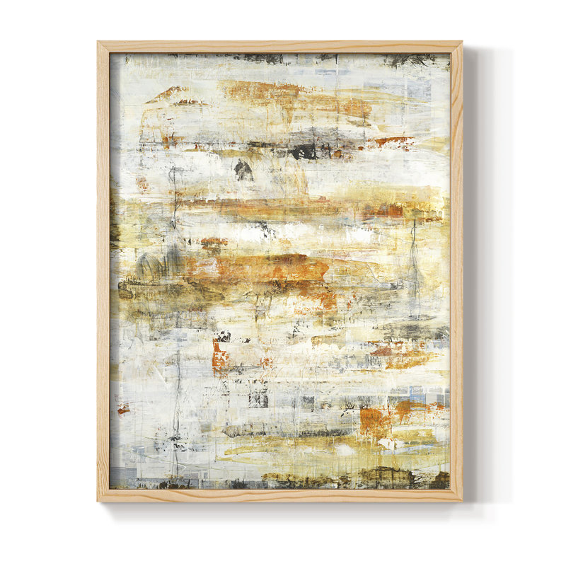 THE RETURN Framed Print - Solid Wood, Natural, 11" H x 9" W