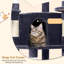 Structure d'escalade pour chat de 51 pouces, arbre à chat à plusieurs niveaux pouvant accueillir 3 à 4 chats, avec condo, poteaux à griffer en sisal et hamac, structure stable et structure d'escalade intérieure peu encombrante.-1331716256