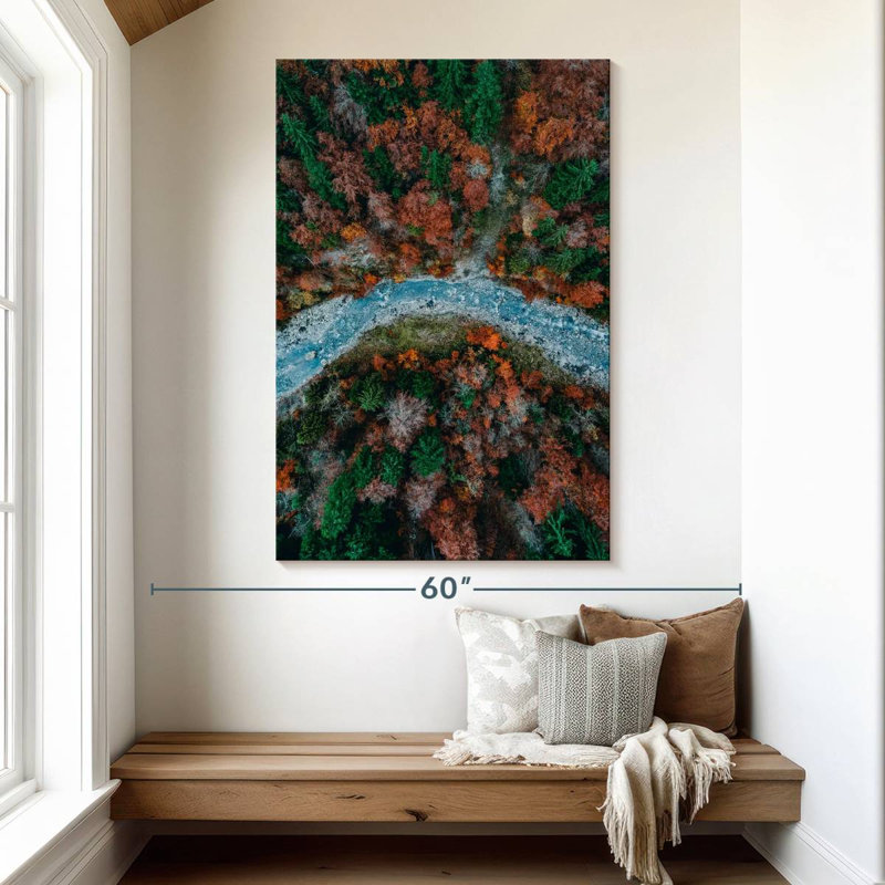 Alvord, rivière d'automne à Bern, H 51 po x l 34 po