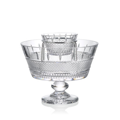 Waterford Mastercraft Irish Lace Caviar Set 10.5in, 2 Pieces