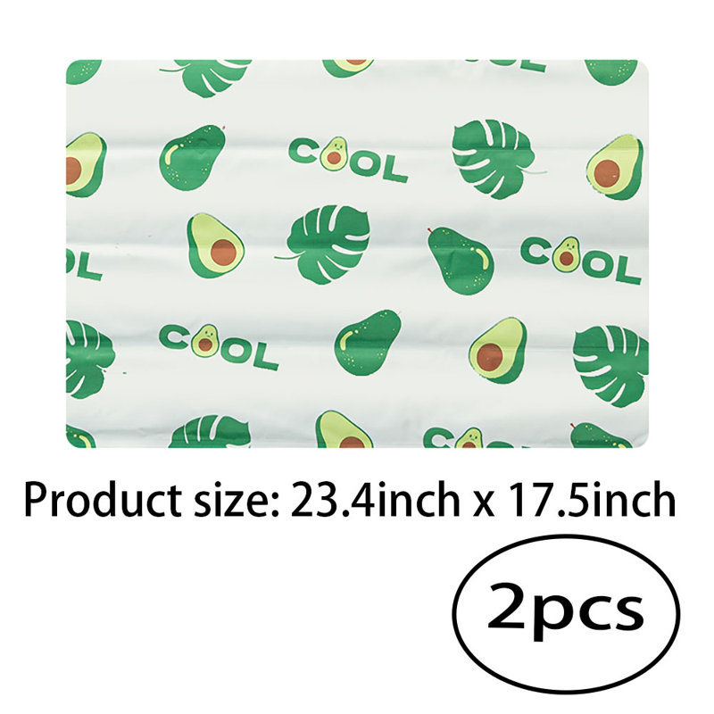 Tapis de sol pour animal de compagnie, 2 pièces, L 35,2 po x P 23,4 po x H 1,5 po