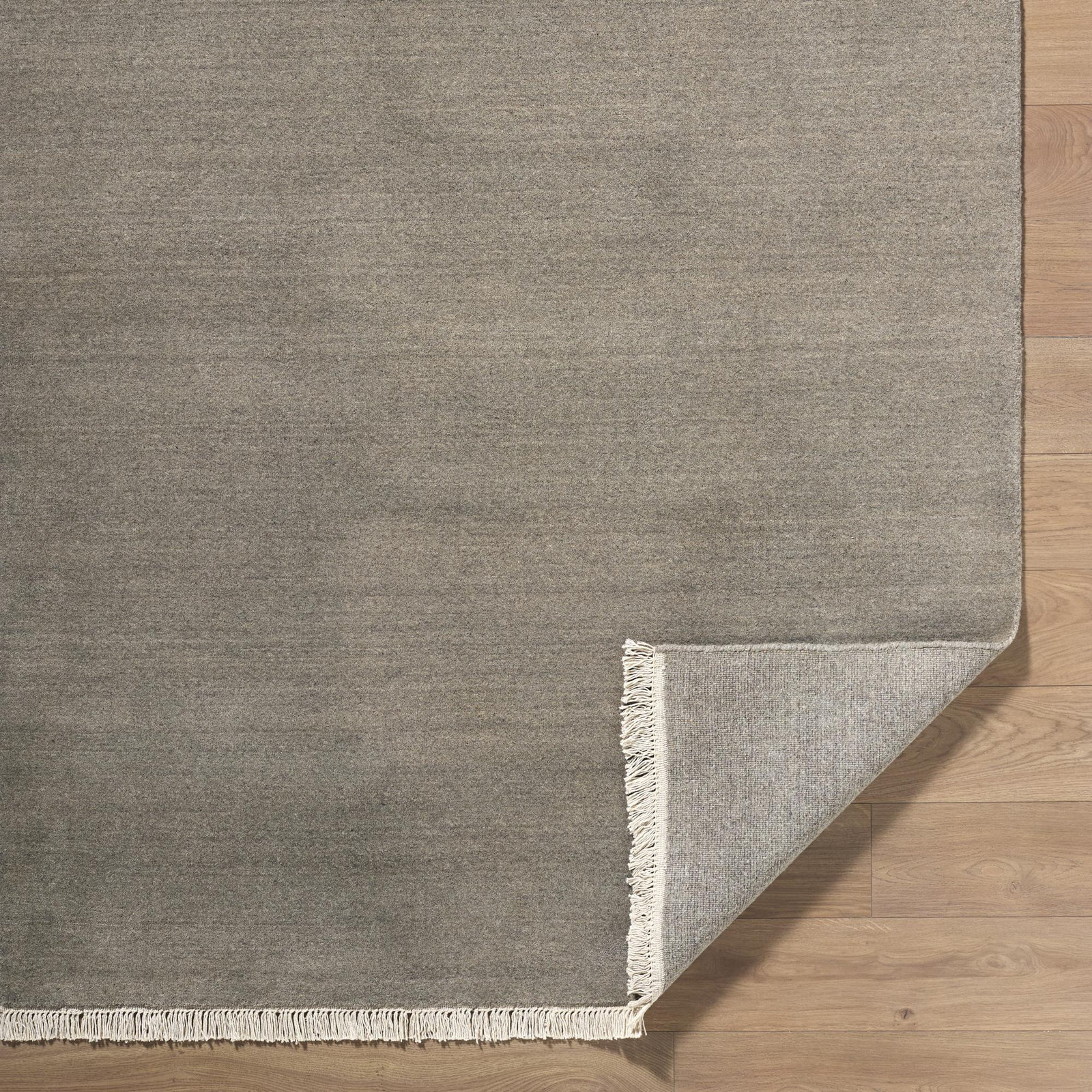 Clio Hand-Loomed Beige Wool Rug, Rectangle 3' x 10'