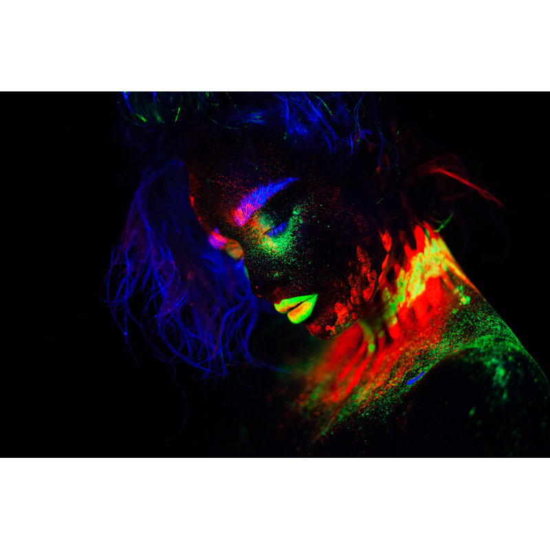 Model Woman - Wrapped Canvas Photograph, 8" H x 12" W x 1.25" D