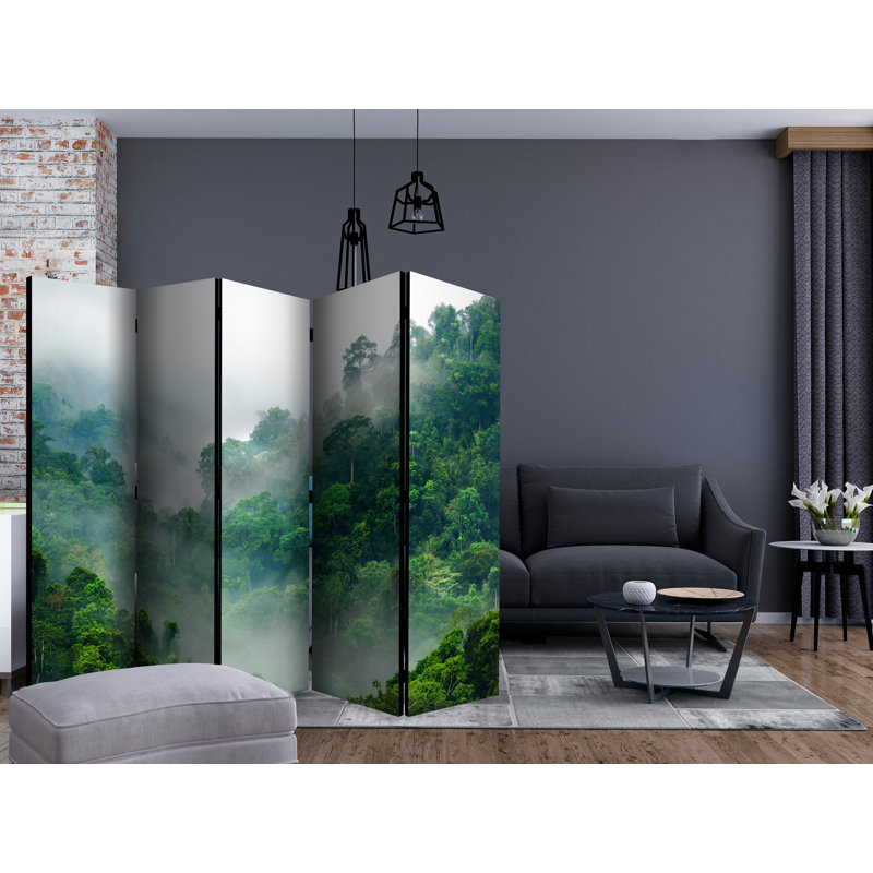 Mardig 172cm H Folding Room Divider, 5