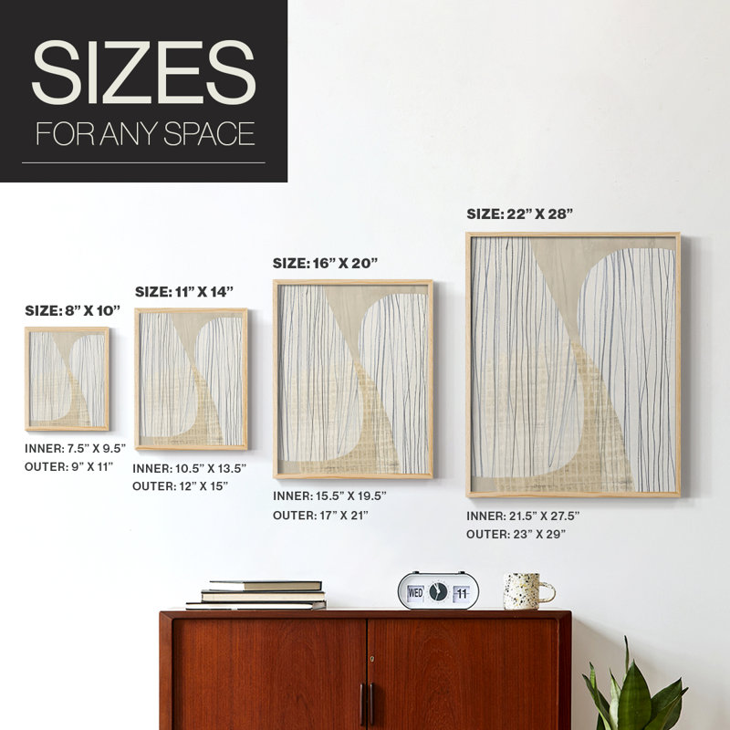 Paper Stones I Framed Print - Solid Wood, Natural Framed, 11" H x 9" W