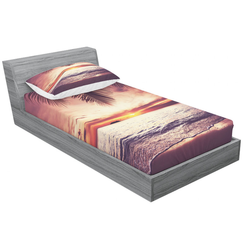 Microfiber Sheet Set, Twin XL Sheet Set with Fitted Sheet