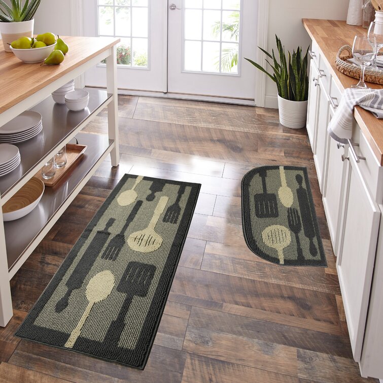 Kitchen Rugs and Mats Non Skid Washable, Absorbent Rug for Kitchen, La –  Modern Rugs and Decor