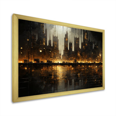 " Nyc Cityscape Night Noir I "
